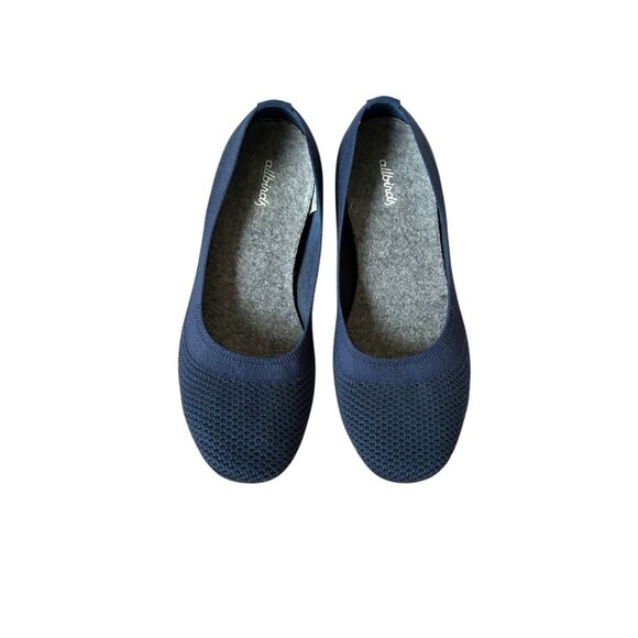 Allbirds Women's Tree Breezers Blue Flats size 9 - Picture 2 of 9
